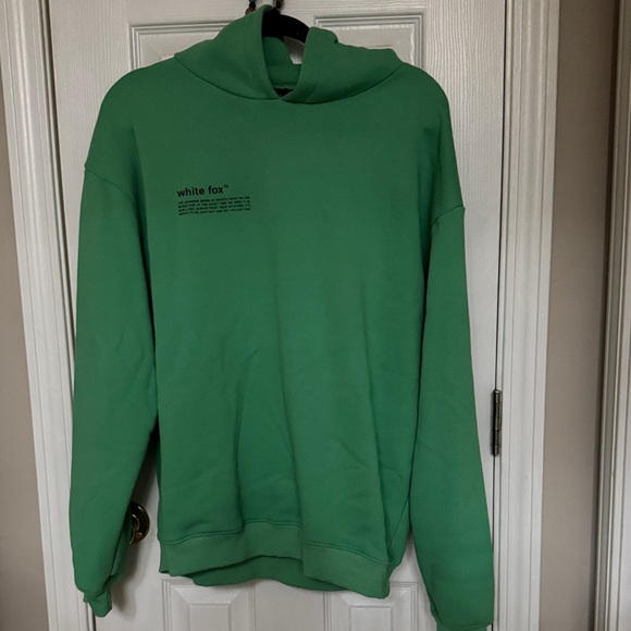 White Fox Green Hoodie size M/L NWOT White Fox Sweatpants M NWOT - Picture 1 of 7